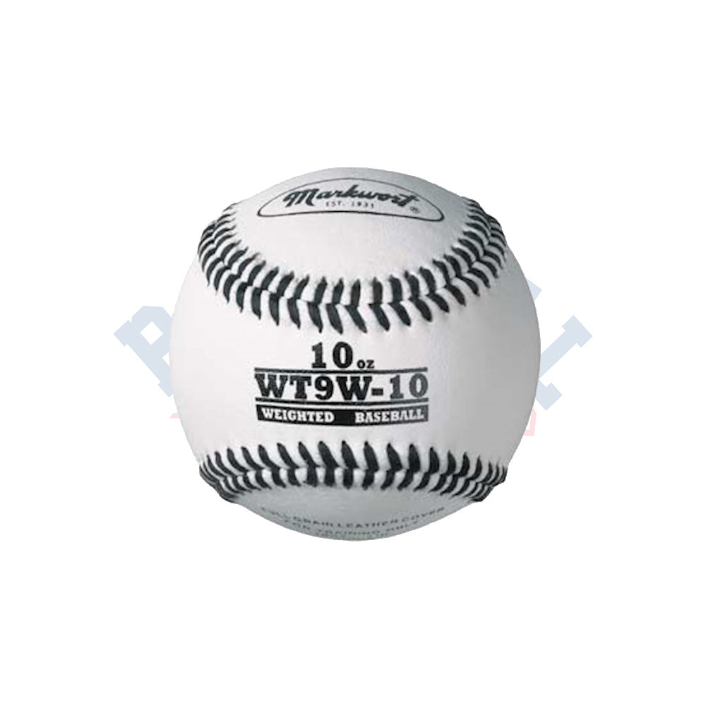 Weighted White Leather Baseball 10oz product image 1, provided for visual reference and product detail review